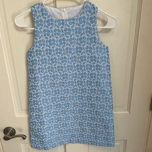 Little English Girl’s Blue Floral Dress